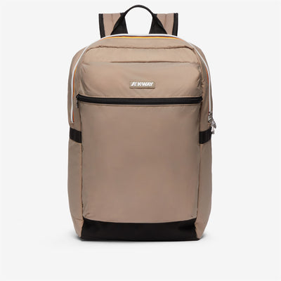 Bags Unisex LAON Backpack BEIGE TAUPE Photo (jpg Rgb)			