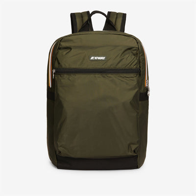 Bags Unisex LAON Backpack GREEN BLACKISH Photo (jpg Rgb)			