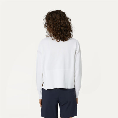 Knitwear Woman MARYNE Pull  Over WHITE Dressed Front Double		