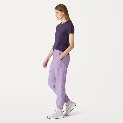 Pants Woman MELLY NY STRETCH Sport Trousers VIOLET PEONIA Detail (jpg Rgb)			
