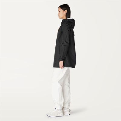 Jackets Woman SOPHIE PLUS.2 DOUBLE Mid BLACK-WHITE Detail (jpg Rgb)			