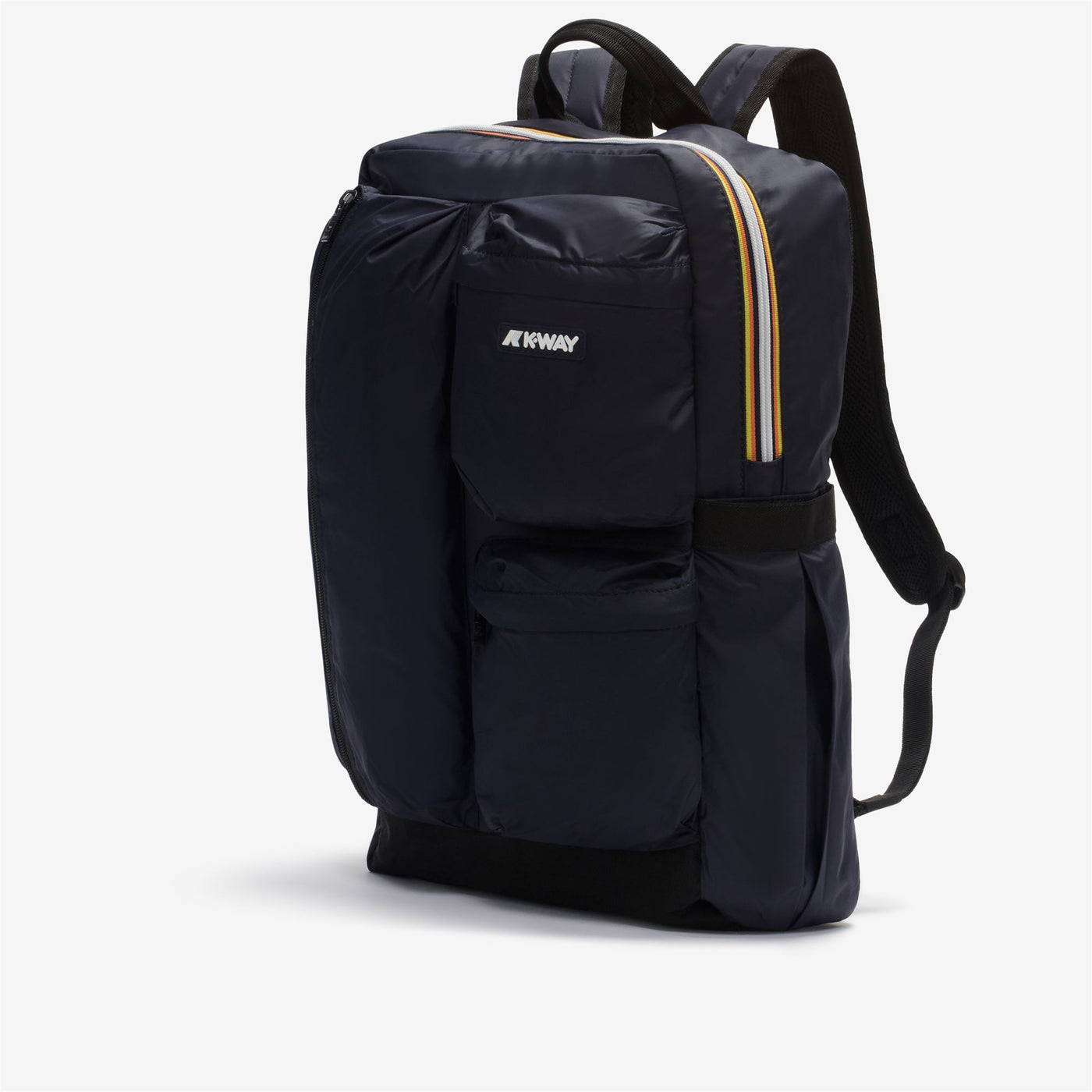 Bags Unisex AMBERT Backpack BLUE DEPTH Dressed Front (jpg Rgb)	