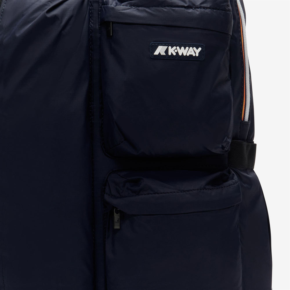 Zaino Città Unisex Blu con Tasche Impermeabili e Utility 02