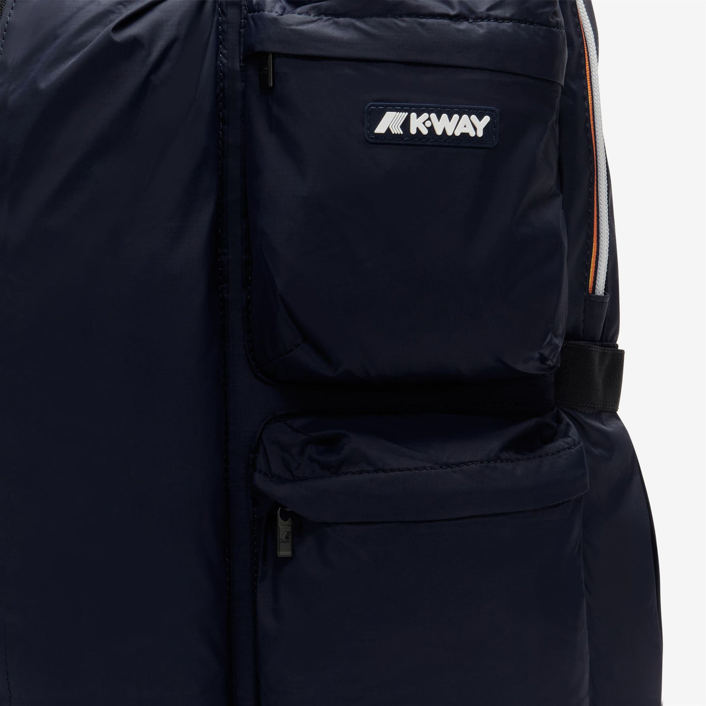 Bags Unisex AMBERT Backpack BLUE DEPTH Dressed Side (jpg Rgb)		