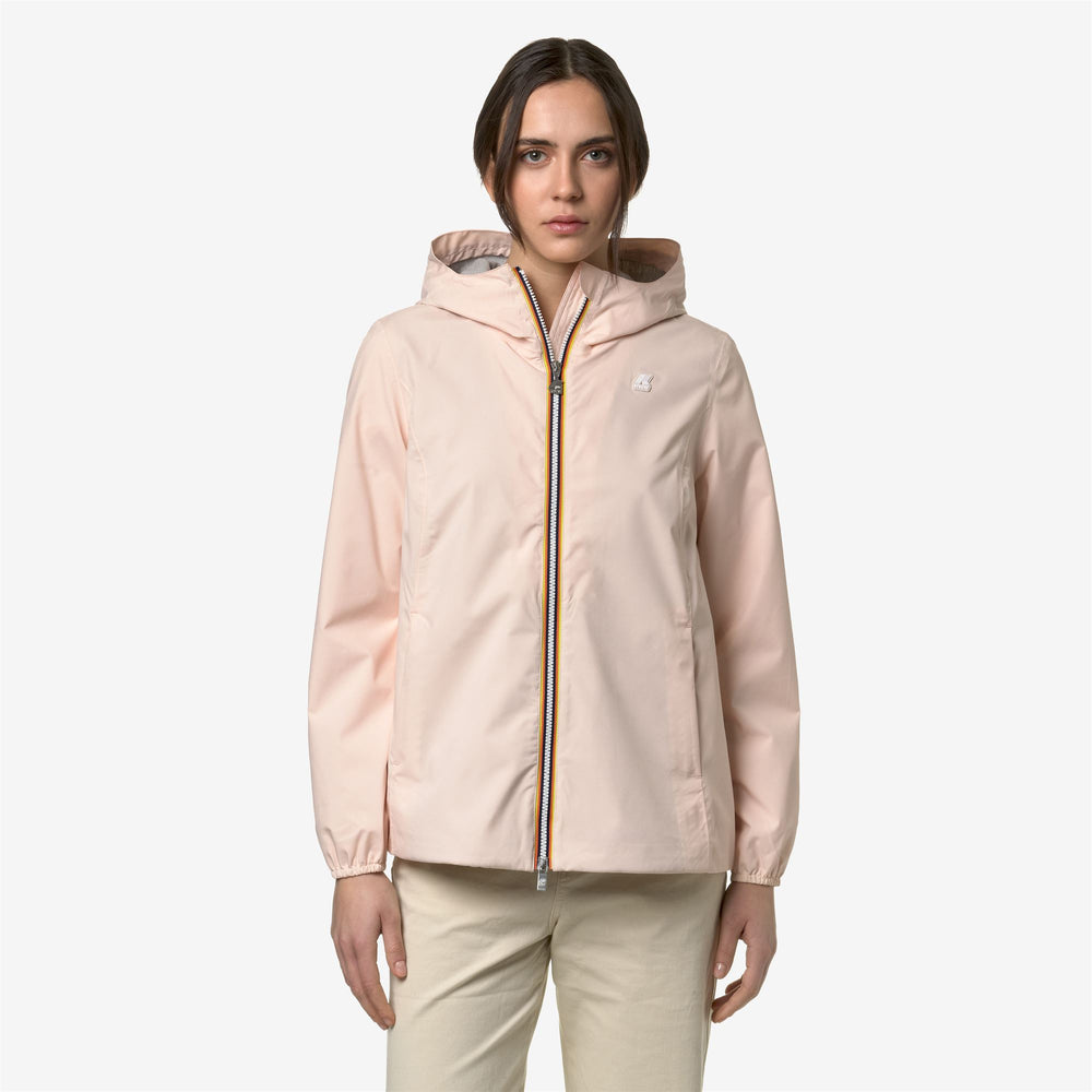 Orange pink Women's Mid Waterproof Jacket for Variable Weather 02