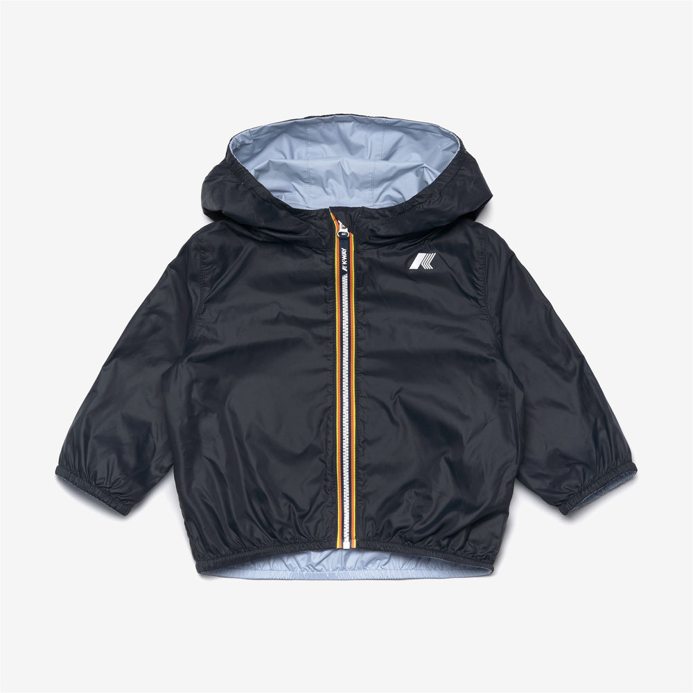 Azure Blue Kids Reversible Packable Jacket 02