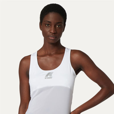 T-ShirtsTop Woman TANNEL Tank WHITE Detail Double				