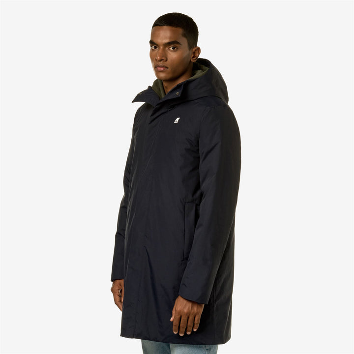 Jackets Uomo THOMAS WARM OTTOMAN 3/4 lunghezza BLUE DEPTH