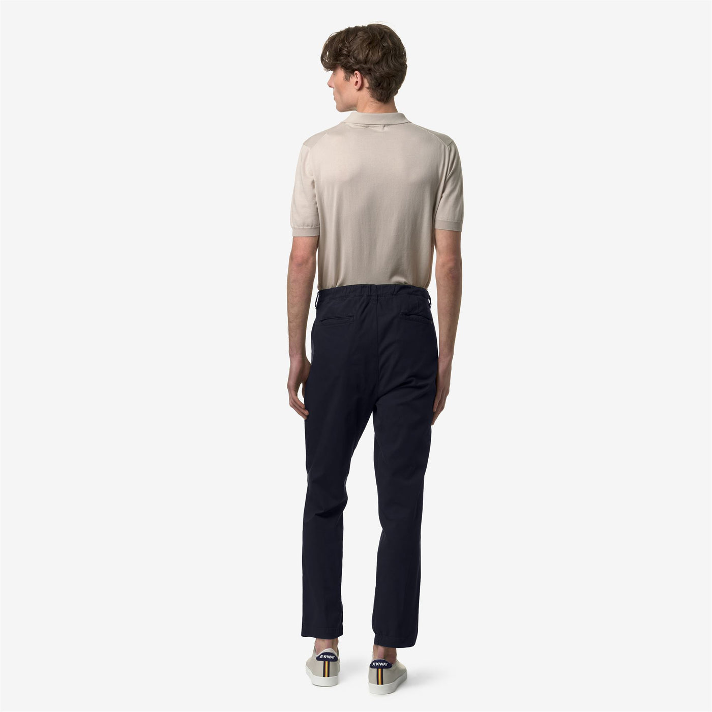 Pants Man BRAN CHINO BLUE DEPTH Dressed Front Double		
