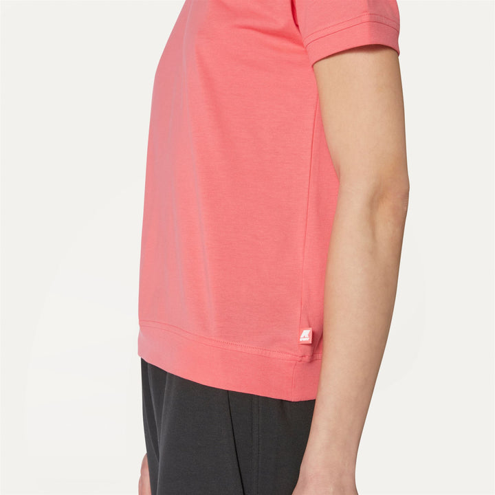 T-ShirtsTop Woman RUBY T-Shirt PINK MD Detail Double				