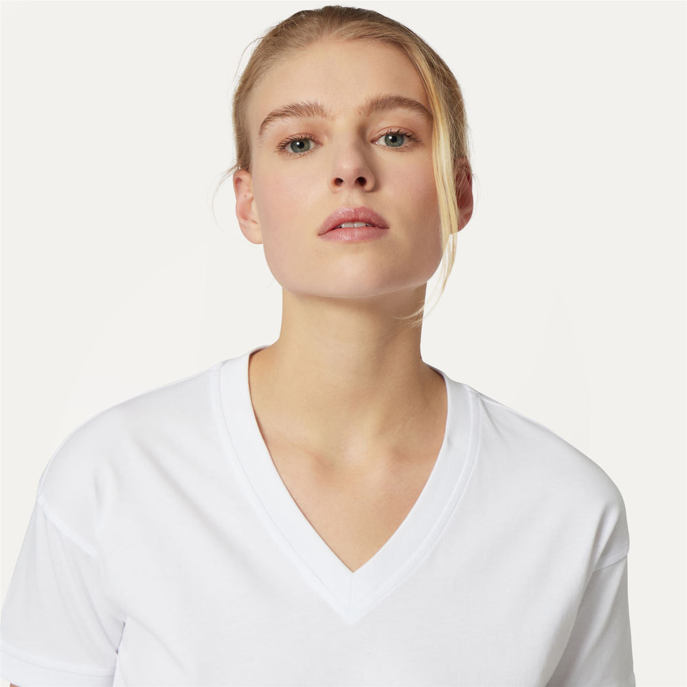 T-ShirtsTop Woman RUBIEL T-Shirt WHITE Detail Double				
