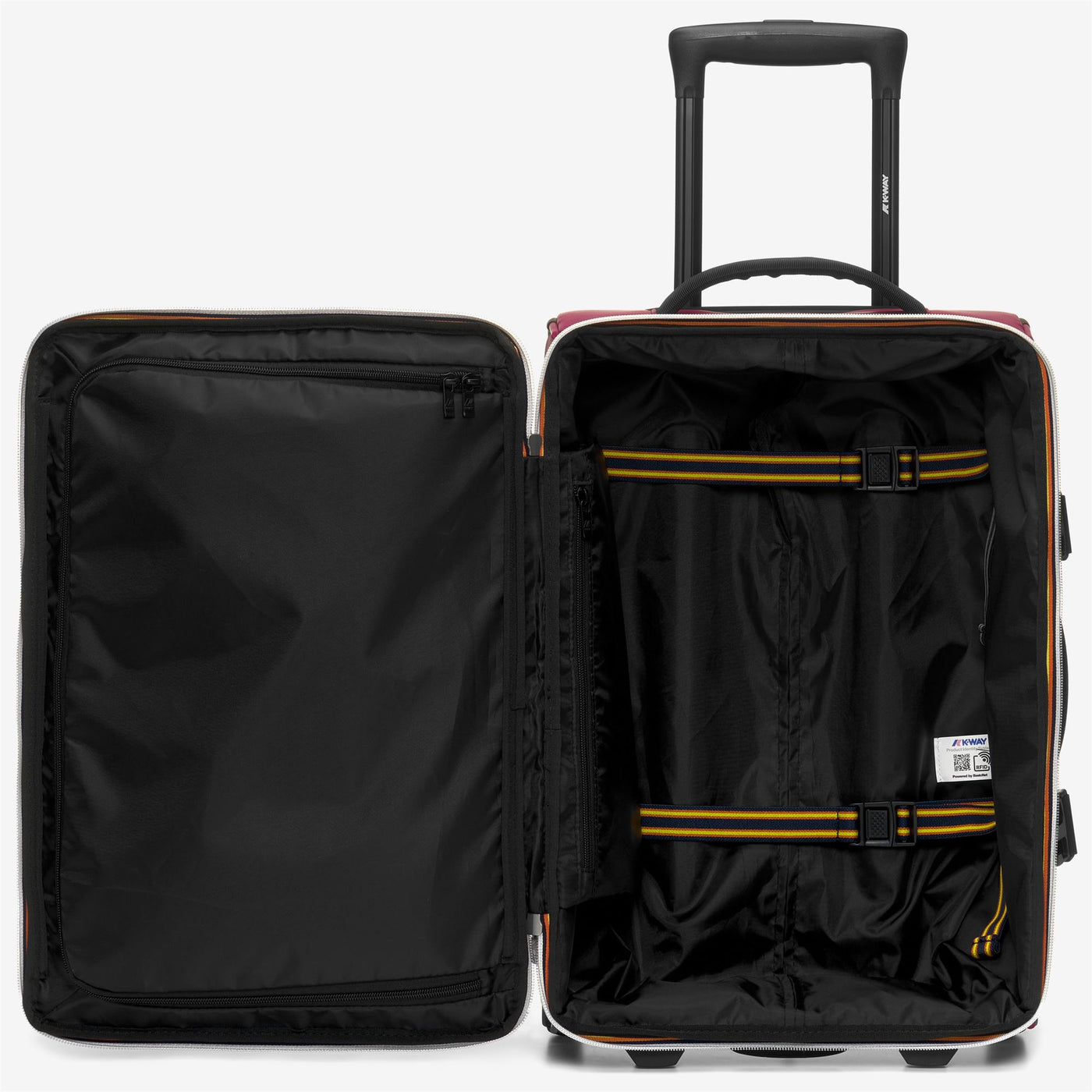 Luggage Bags Unisex BLOSSAC S Trolley RED DK-BLACK PURE Dressed Side (jpg Rgb)		