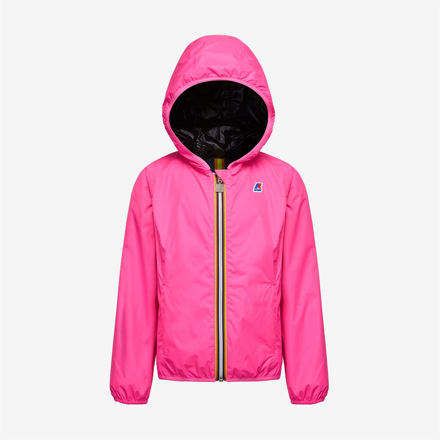 Jackets Girl P. LILY PLUS DOUBLE FLUO Short PINK FLUO-BLACK Photo (jpg Rgb)			