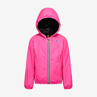 Jackets Girl P. LILY PLUS DOUBLE FLUO Short PINK FLUO-BLACK Photo (jpg Rgb)			