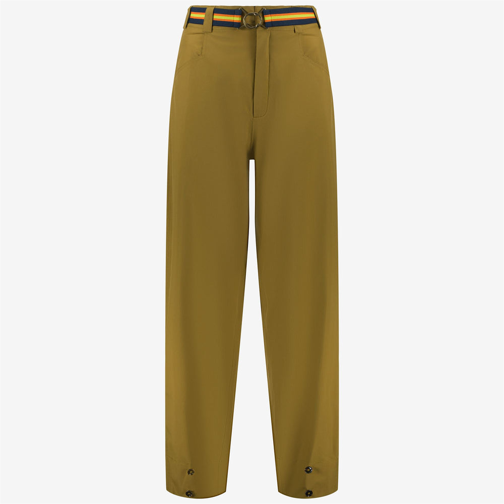 Pants Woman LE VRAI 2.1 AMIABLE JACOBINE SOEUR Sport Trousers BROWN YELLOWISH Dressed Front (jpg Rgb)	
