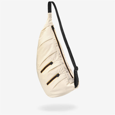 Bags Unisex VERAN SHINY TWILL Shoulder Bag BEIGE ECRU Photo (jpg Rgb)			