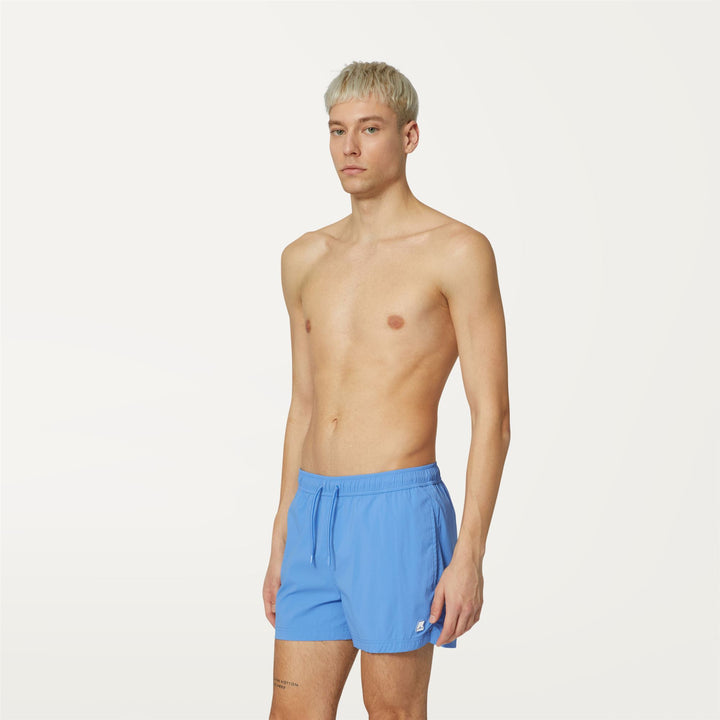 Bathing Suits Man BREEZEL Swimming Trunk BLUE ULTRAMARINE Detail (jpg Rgb)			