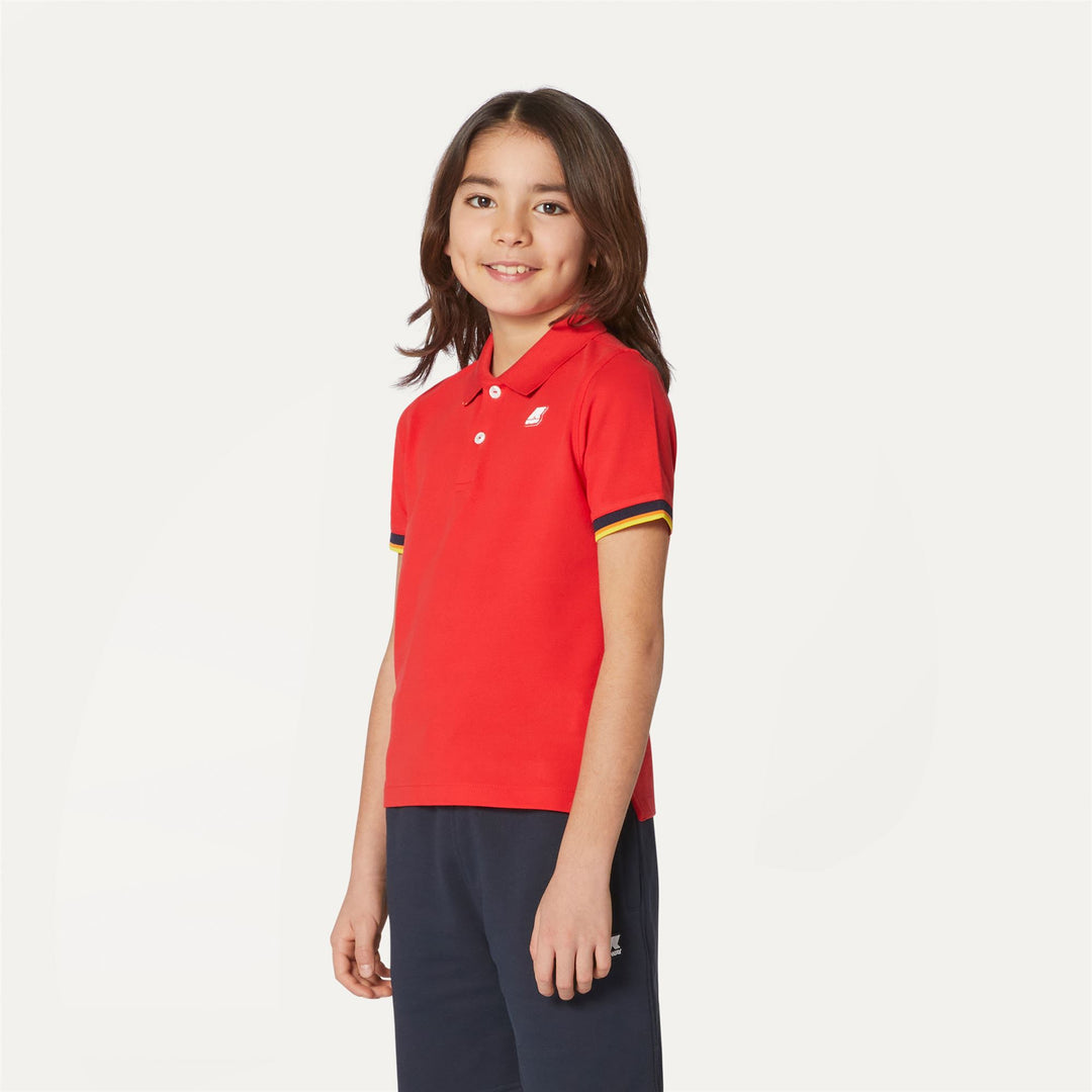 Polo Shirts Boy P. VINCENT Polo RED Detail (jpg Rgb)			