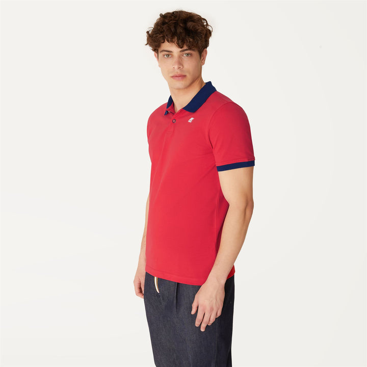 Polo Shirts Man VINNIE Polo RED Detail (jpg Rgb)			