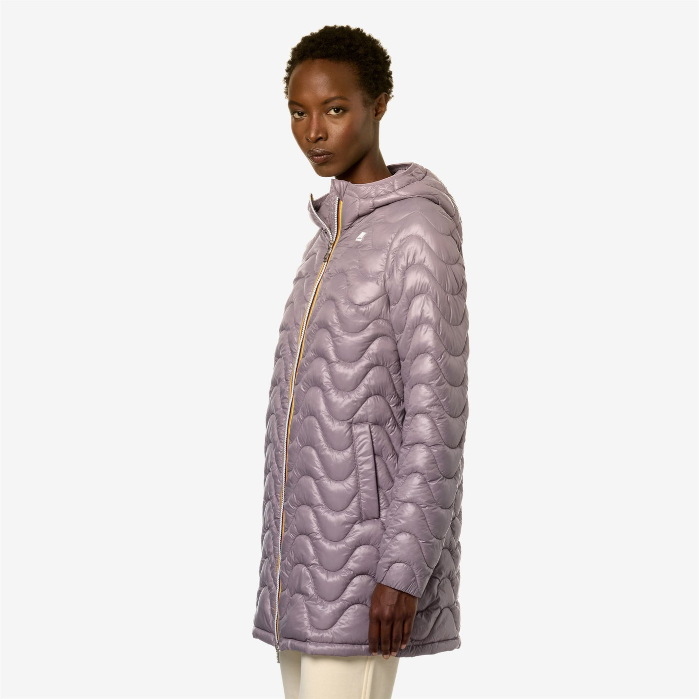 Jackets Woman SOPHIE QUILTED WARM Mid VIOLET DUSTY Detail (jpg Rgb)			
