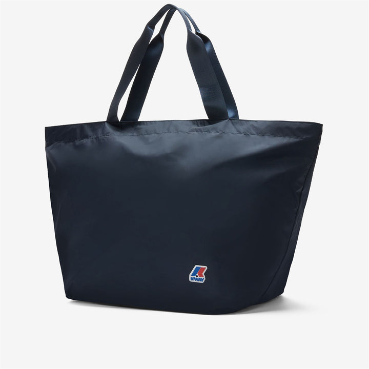 Bags Woman ERINA L Shopping Bag BLUE DEPTH | kway Dressed Front (jpg Rgb)	