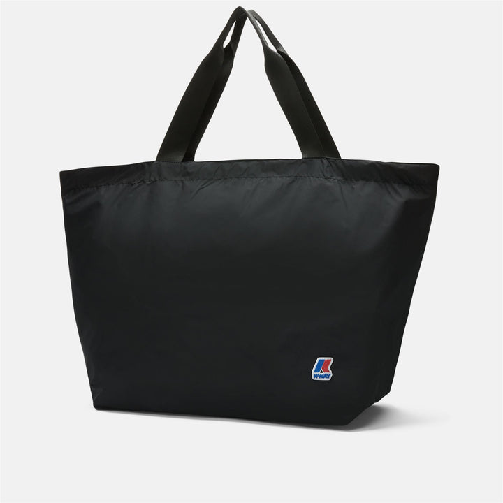 Bags Woman ERINA L Shopping Bag Black Pure | K-Way Dressed Front (jpg Rgb)	