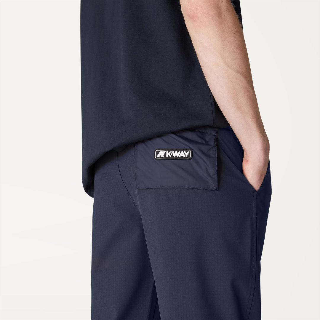 Pants Unisex MIXMAKE MICKET Sport Trousers BLUE DEPTH Detail Double				