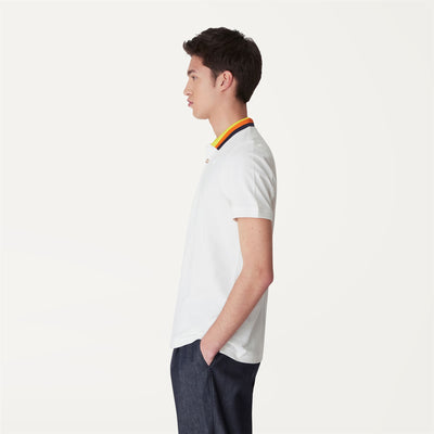 Polo Shirts Man OLIVET Polo WHITE Detail (jpg Rgb)			