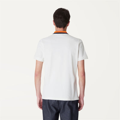 Polo Shirts Man OLIVET Polo WHITE Dressed Front Double		