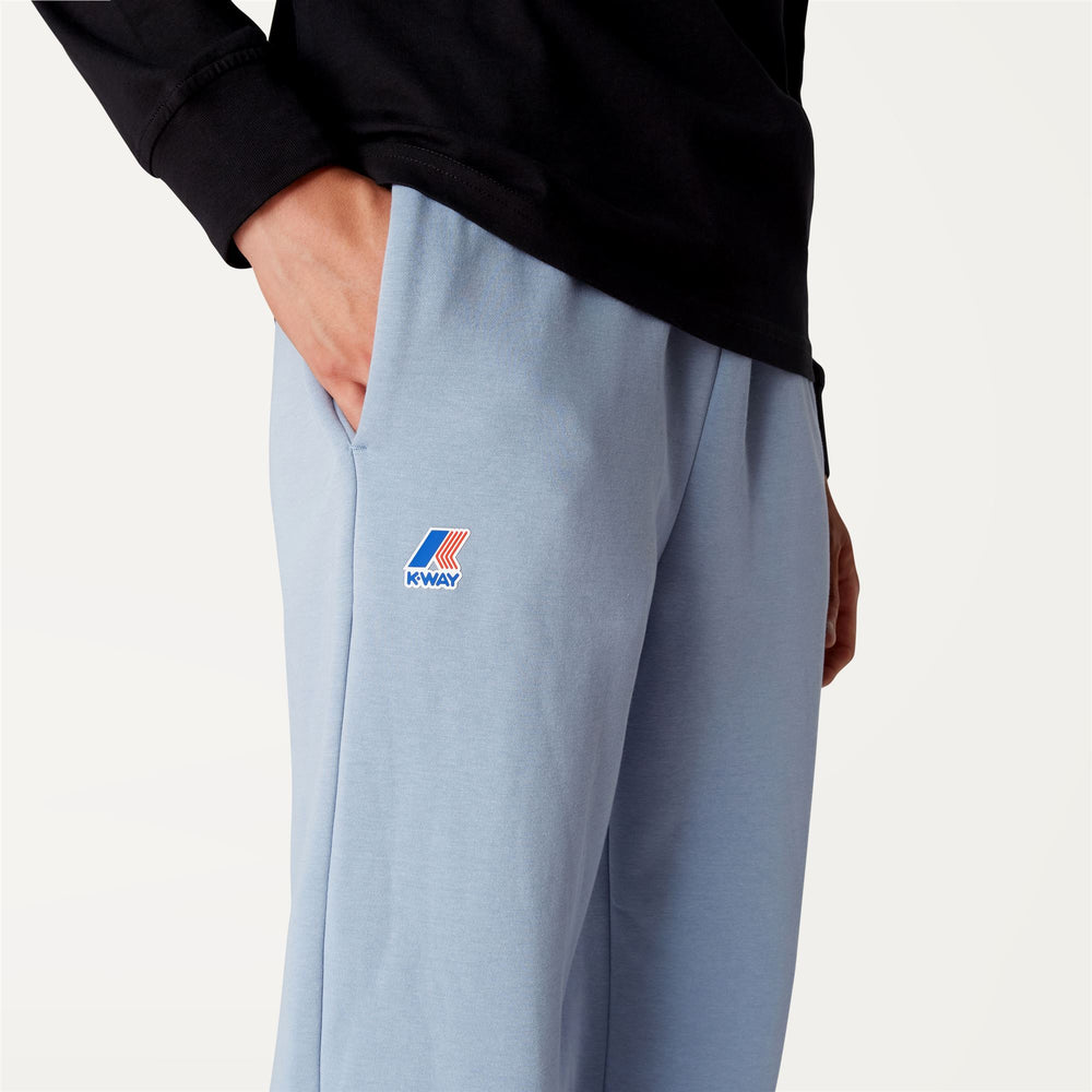 Pantalones deportivos unisex azul polvo para uso urbano 02
