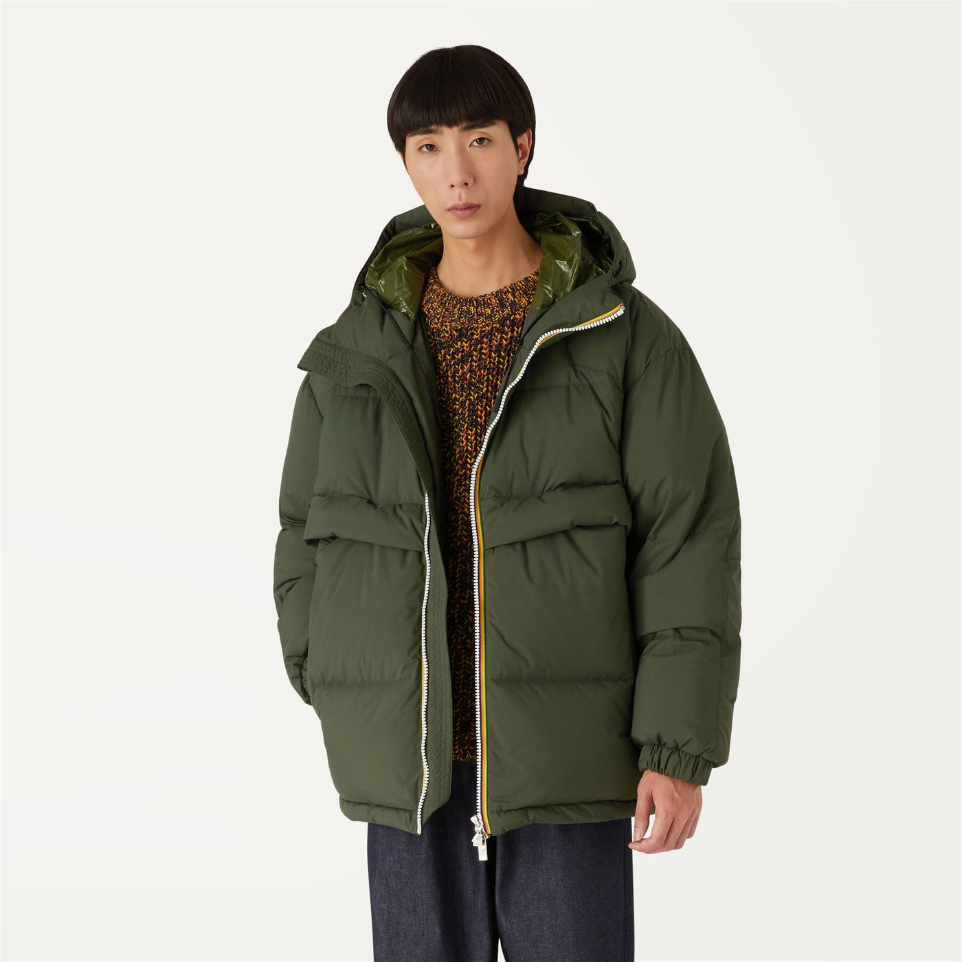 Jackets Man CLAUDEN 2.1 AMIABLE Mid GREEN DK FOREST Dressed Back (jpg Rgb)		