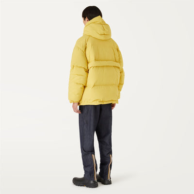 Jackets Man CLAUDEN 2.1 AMIABLE Mid YELLOW GOLD Dressed Front Double		