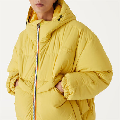 Jackets Man CLAUDEN 2.1 AMIABLE Mid YELLOW GOLD Detail Double				