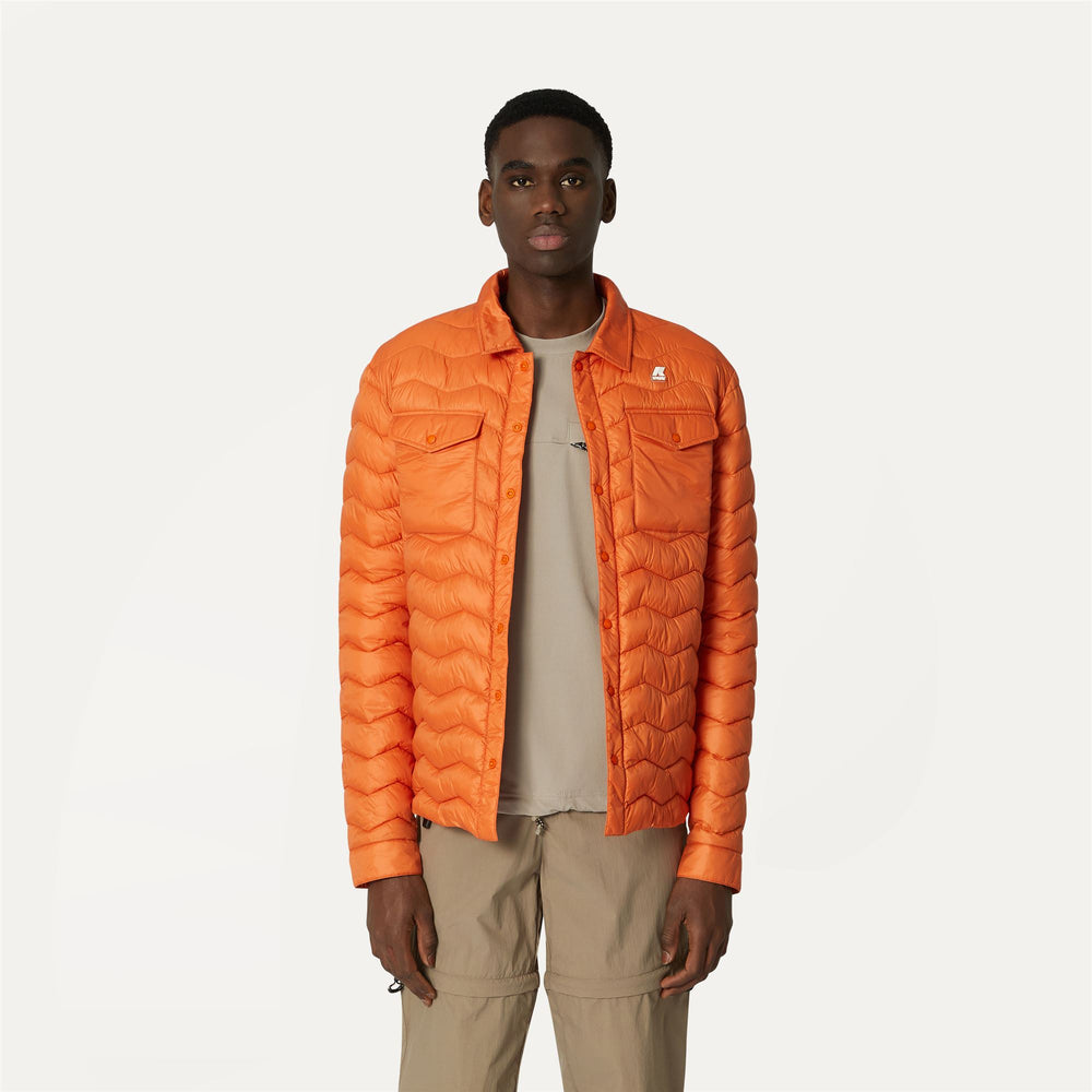 Copper orange Men's Eco-Friendly Insulated City Jacket 02