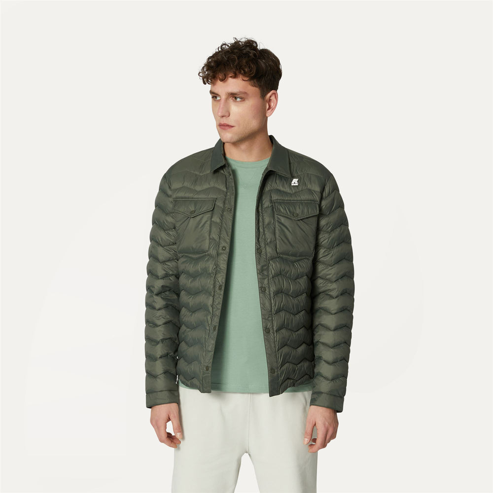 Blackish green Men's Eco-Friendly Insulated City Jacket 02