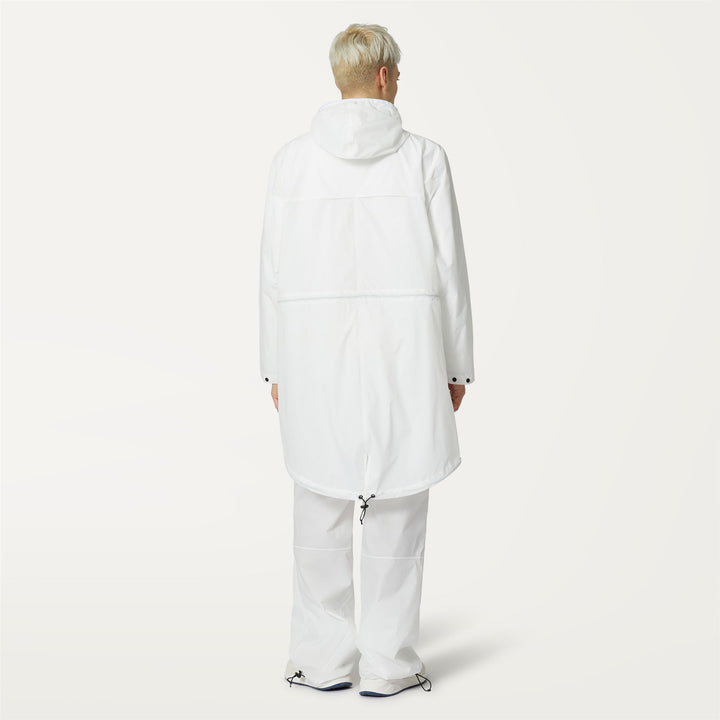 Jackets Unisex LE VRAI 3.0 ELYSEES 3/4 Length WHITE Dressed Front Double		