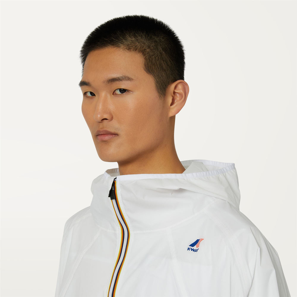 Grey White Unisex Waterproof Packable Poncho Jacket 02