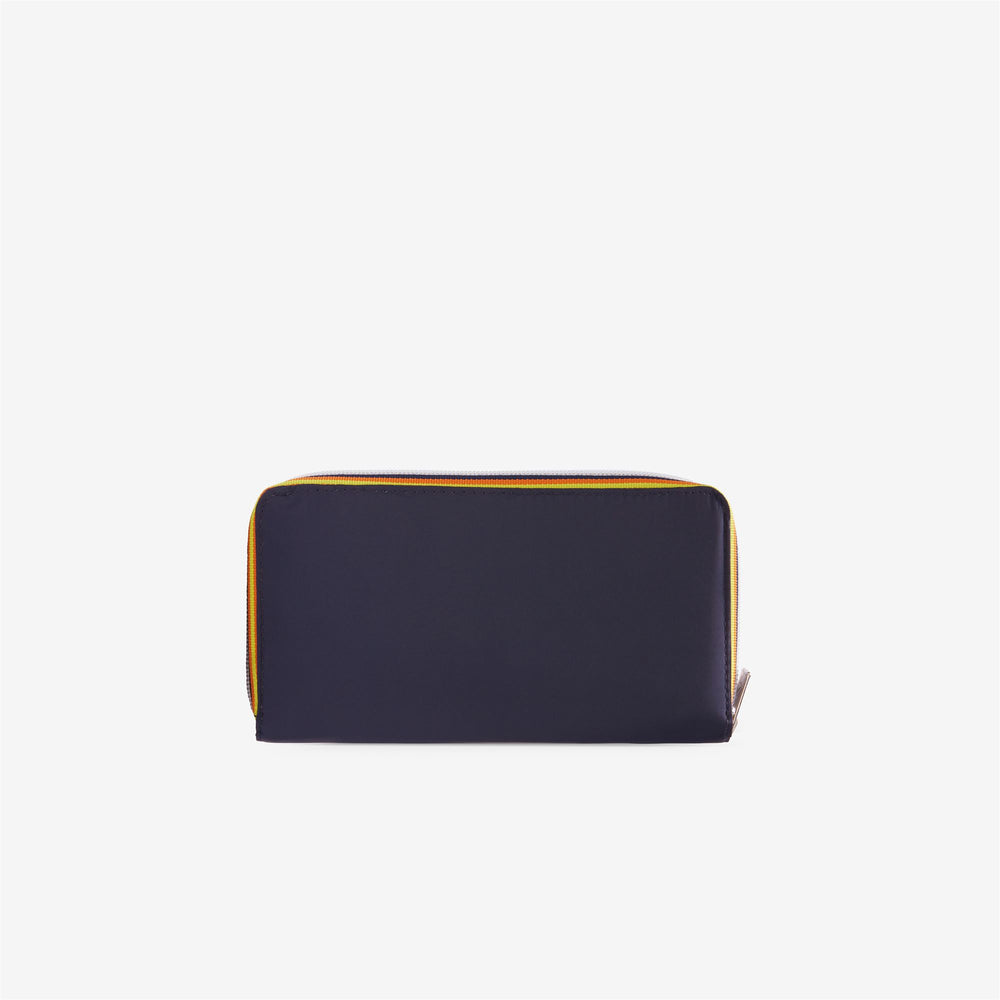 Small Accessories Woman SESILE Wallet BLUE DEPTH | kway Dressed Front (jpg Rgb)	