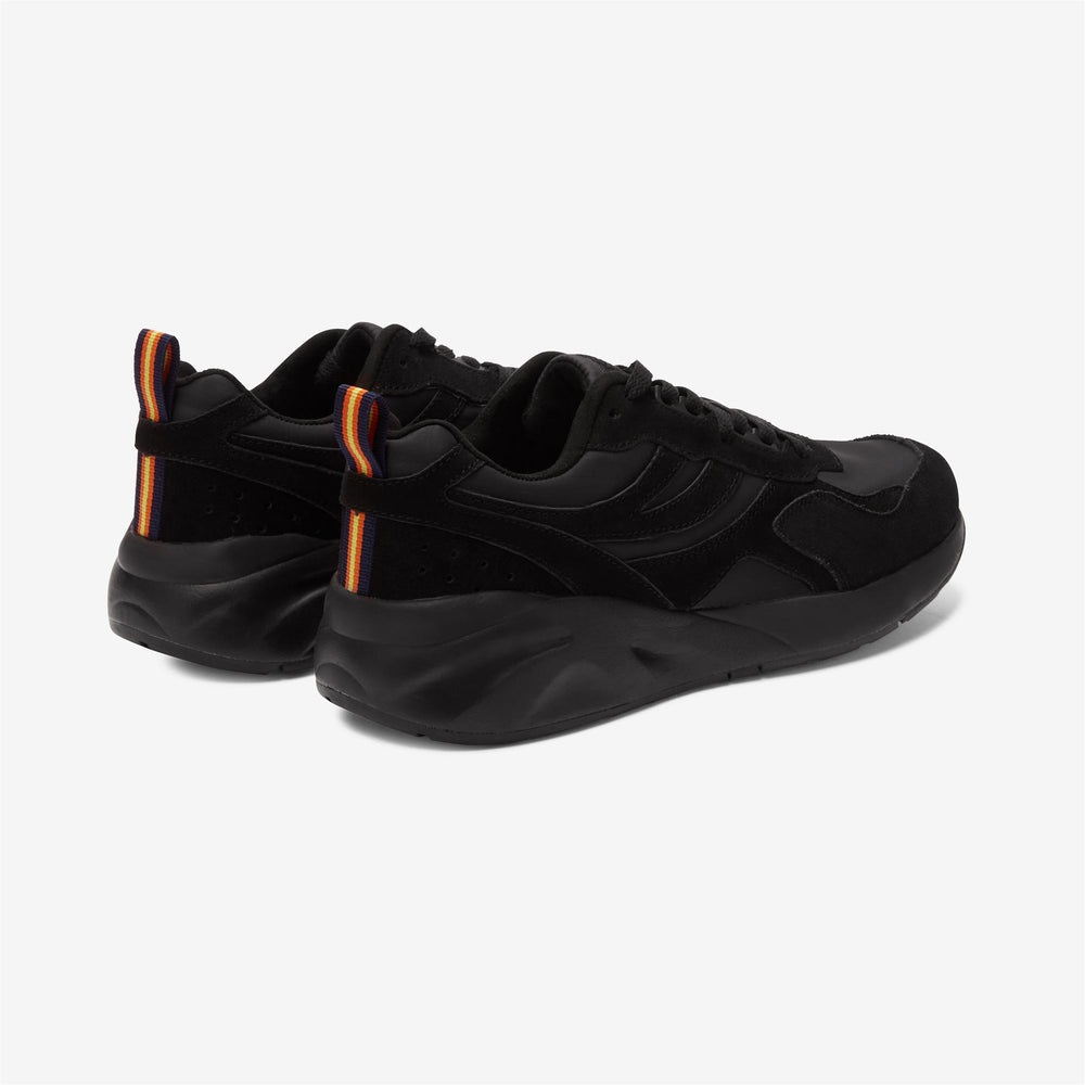 Black Unisex Sport Sneakers with Lightweight Design and Rubber Sole 02