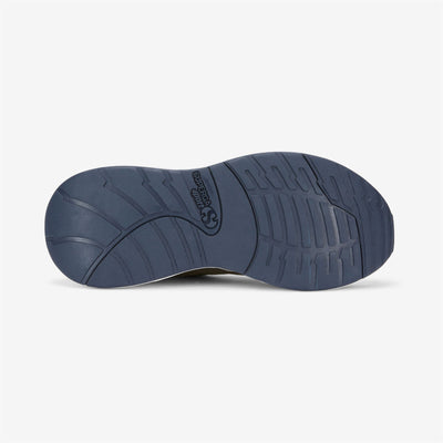 Sport Shoes Unisex TRAINING 3.0 LACES Low Cut BEIGE GREY - BLUE DEPTH - GREEN BLACKISH Dressed Side (jpg Rgb)		