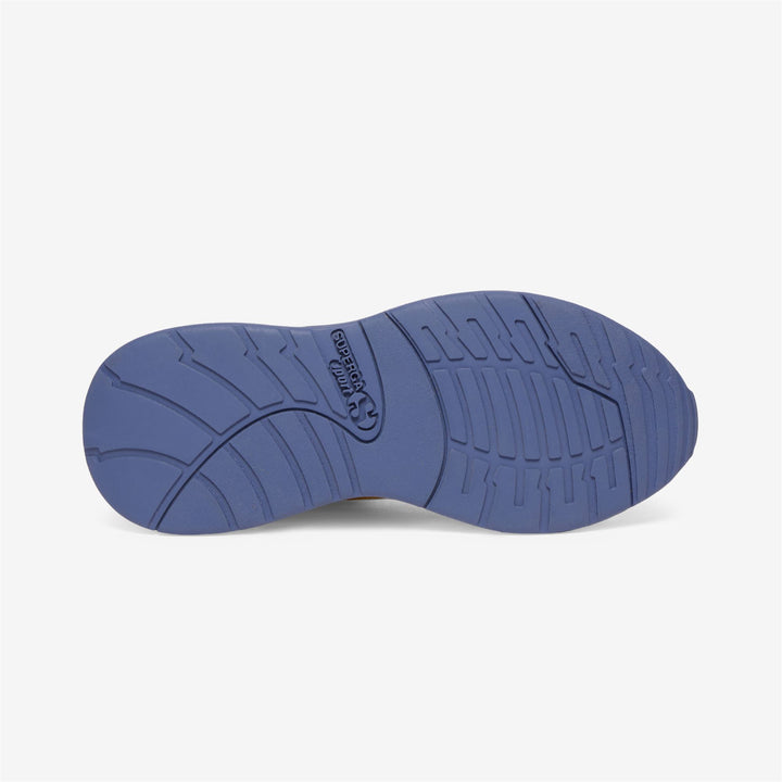 Sport Shoes Unisex TRAINING 3.0 LACES Low Cut WHITE - YELLOW SUNSTRUCK - BLUE INDIGO Dressed Side (jpg Rgb)		