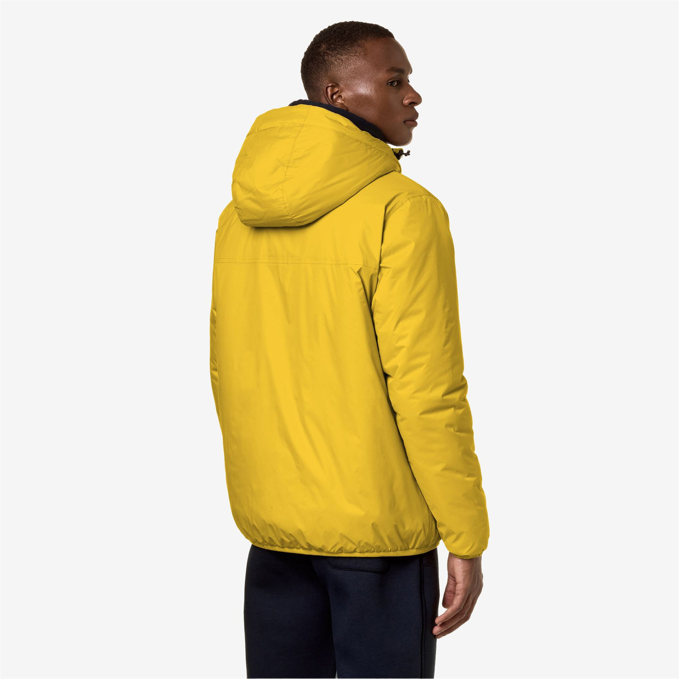 Jackets Unisex LE VRAI 3.0 CLAUDE ORSETTO Mid YELLOW ZAFFERANO Dressed Front Double		