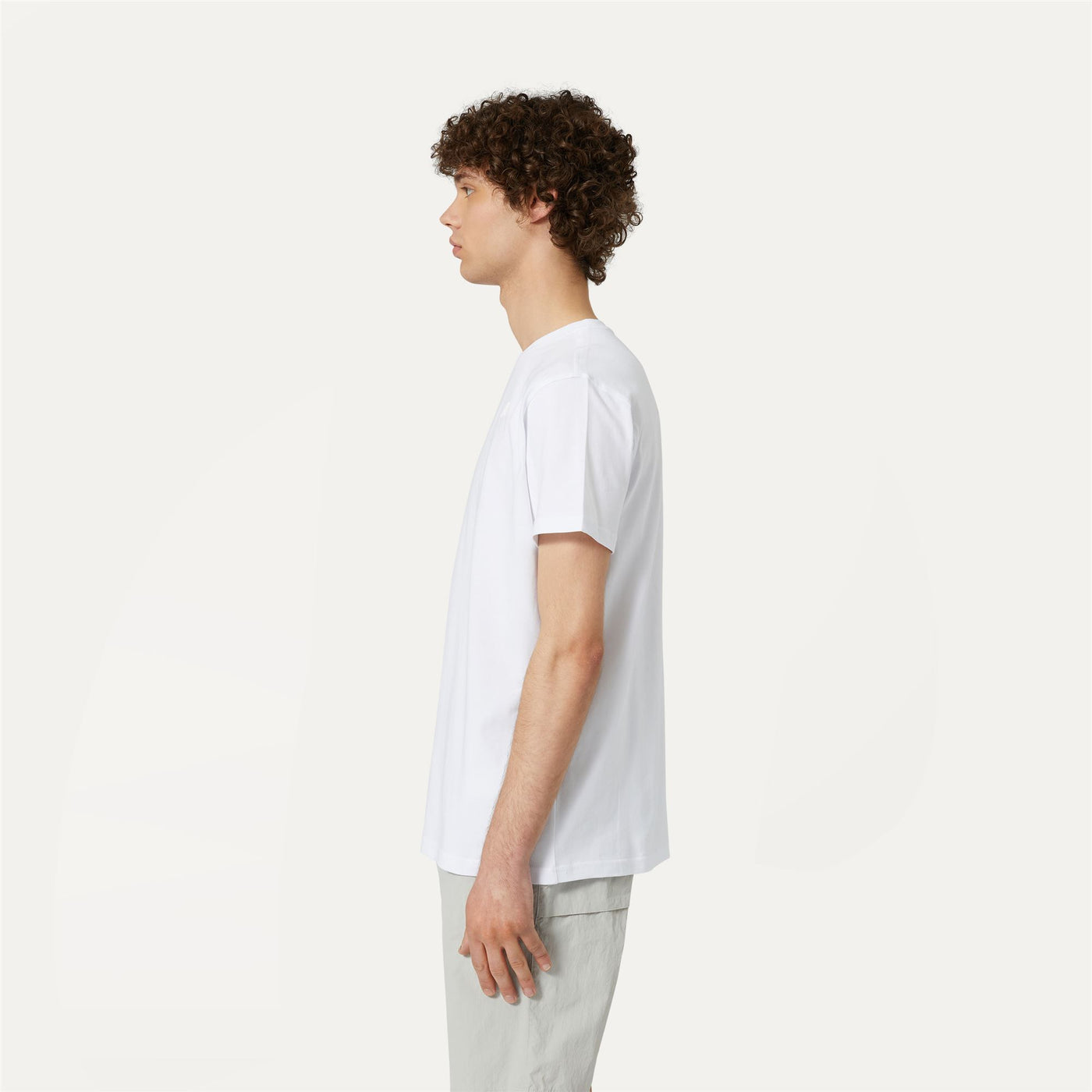 T-ShirtsTop Man ELLIOT BACK THICK 3D PRINT LOGO T-Shirt WHITE Detail (jpg Rgb)			