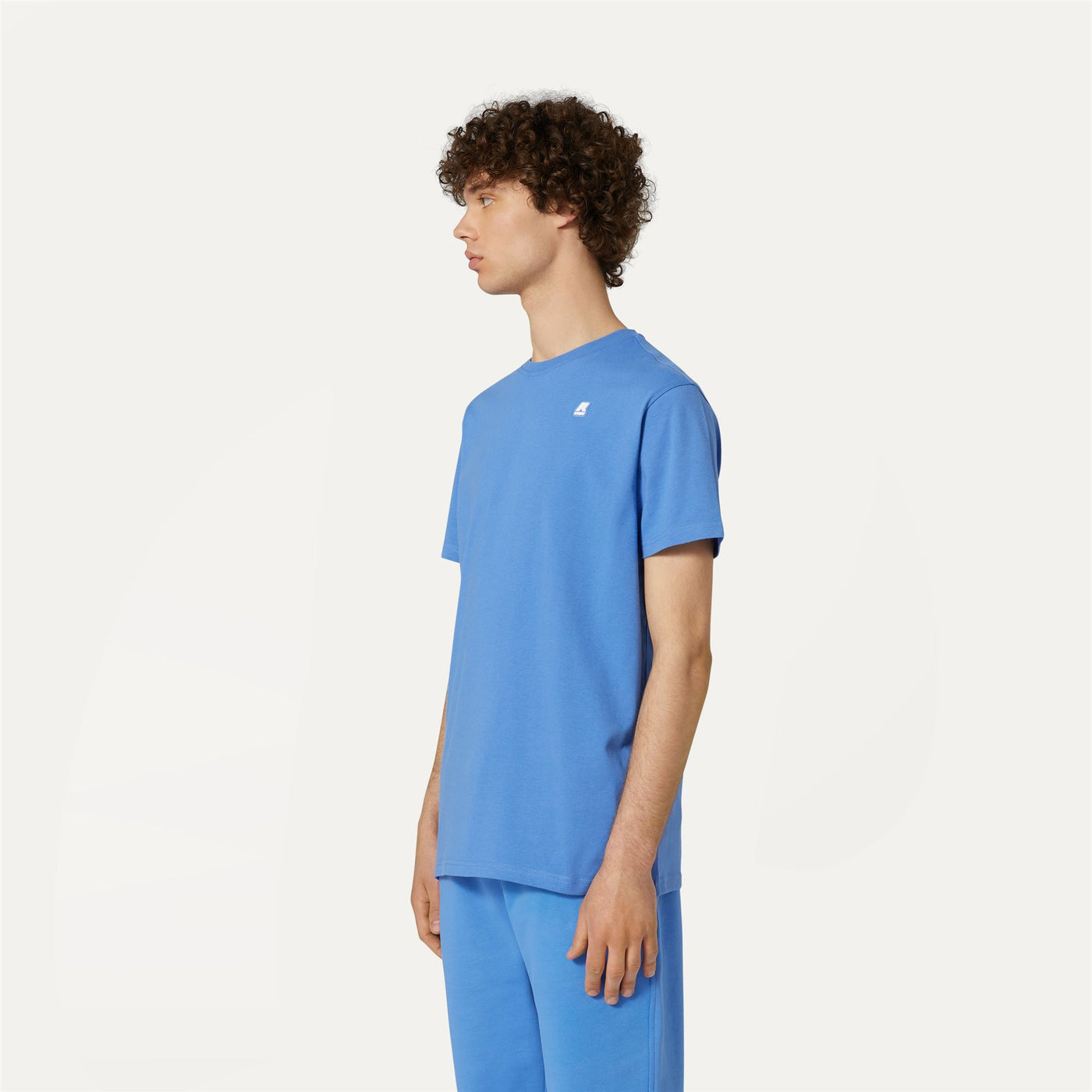 T-ShirtsTop Man ELLIOT BACK THICK 3D PRINT LOGO T-Shirt BLUE ULTRAMARINE Detail (jpg Rgb)			