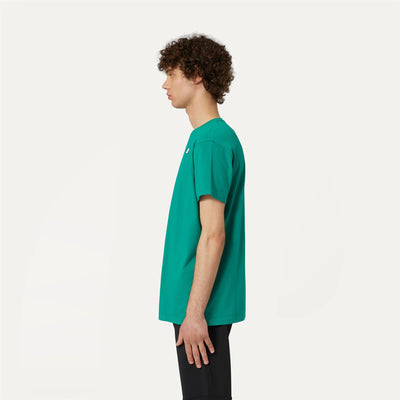T-ShirtsTop Man ELLIOT BACK THICK 3D PRINT LOGO T-Shirt GREEN Detail (jpg Rgb)			