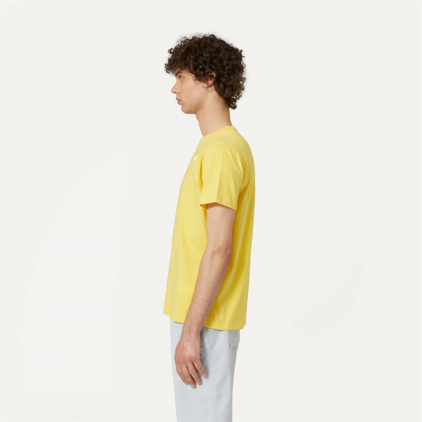 T-ShirtsTop Man ELLIOT BACK THICK 3D PRINT LOGO T-Shirt YELLOW SUNSTRUCK Detail (jpg Rgb)			