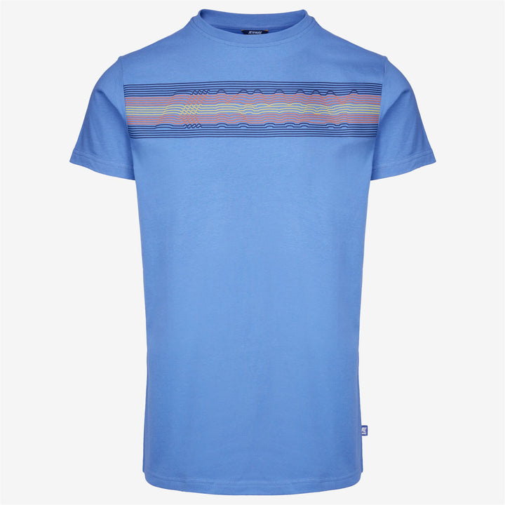 T-Shirt Casual Uomo in Cotone Blu Ultramarino 1