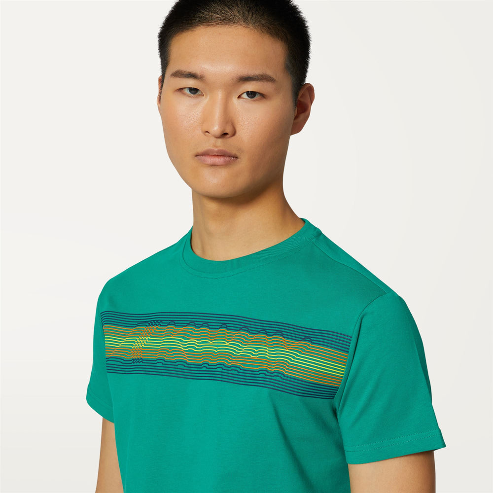 T-ShirtsTop Man ACEL T-Shirt GREEN Detail Double				