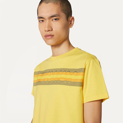T-ShirtsTop Man ACEL T-Shirt YELLOW SUNSTRUCK Detail Double				