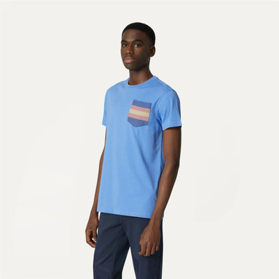 T-ShirtsTop Man ROS POCKET T-Shirt BLUE ULTRAMARINE Detail (jpg Rgb)			
